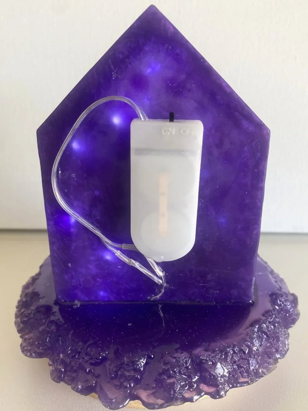 Blue Angel Dual LED Resin Night Light Christian Decor Guardian Angel Gift